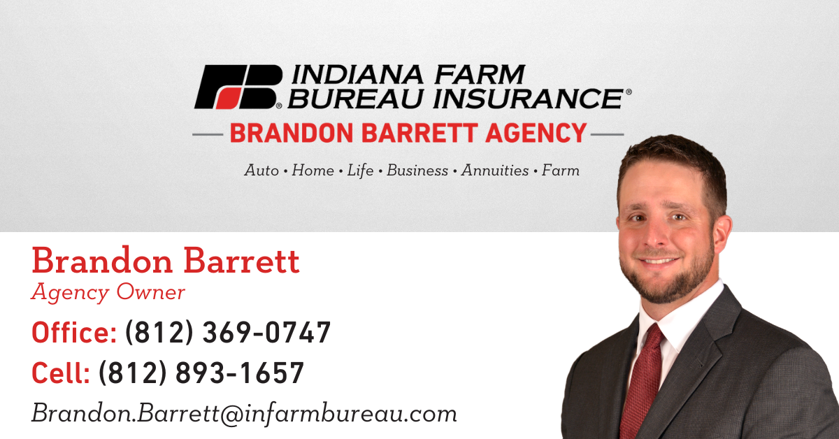 Brandon Barrett Agency, Indiana Farm Bureau Insurance